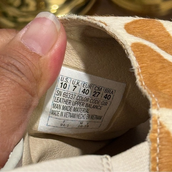 Mark Nason Women’s 10 Giraffe Print Neo Block Leather Platform Sandals Comfort - Picture 7 of 7